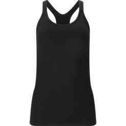 Damski tank top Athlecia Connie. Czarne topy Athlecia, bez wzorów, bez kołnierzyka, bez ramiączek. Za 215.50 zł.