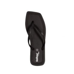 Klapki damskie Softee Capri. Białe klapki SOFTEE, bez wzorów, bez obcasa. Za 126.99 zł.