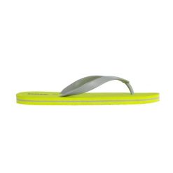 Klapki Softee Coconut. Szare klapki SOFTEE, bez wzorów, z gumy, bez obcasa. Za 132.99 zł.