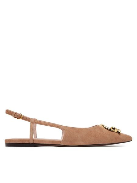 Coccinelle Baleriny E4 SB2 21 02 01 Beżowy. Brązowe baleriny Coccinelle, bez wzorów, ze skóry, bez obcasa. Za 549.99 zł.