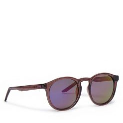 Okulary przeciwsłoneczne Nike. Brązowe okulary przeciwsłoneczne Nike, bez wzorów. Za 319.99 zł.