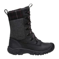 Śniegowce ocieplane damskie Greta Tall Boot Wp. Czarne trapery i śniegowce Keen. Za 491.00 zł.