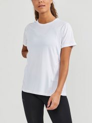 Craft Koszulka sportowa w kolorze białym rozmiar: M. Białe koszulki sportowe Craft, bez wzorów, bez ramiączek, outdoorowe. Za 87.95 zł.