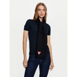 Szalik Guess. Czarne szaliki Guess, z aplikacjami. Za 299.99 zł.