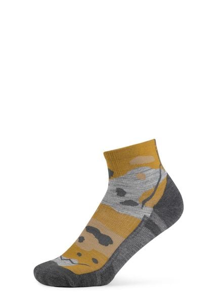Skarpety turystyczne Buff Merino LIghtweight Quarter Sock LWQ2. Brązowe skarpety Buff, bez wzorów, z elastanu. Za 97.99 zł.