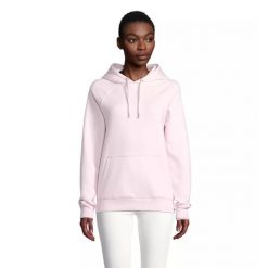 Bluza z kapturem Sol's Stellar. Brązowe bluzy SOL'S, s, bez wzorów, z bawełny, z kapturem. Za 178.50 zł.