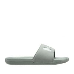 Klapki damskie Helly Hansen Slide. Zielone klapki Helly Hansen, bez wzorów, bez obcasa. Za 164.65 zł.