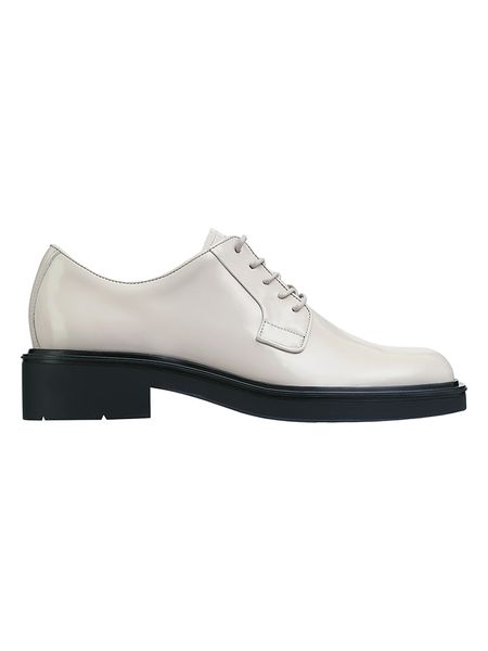 Högl Trzewiki w kolorze kremowym rozmiar: 42. Brązowe półbuty sznurowane Högl, bez wzorów, eleganckie, bez obcasa, bez zapięcia. Za 314.01 zł.