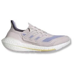 Buty do chodzenia damskie Adidas Ultraboost 21. Czerwone obuwie sportowe Adidas, bez zapięcia, do biegania. Za 451.99 zł.