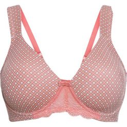 Biustonosz minimizer bonprix jasny koralowy z nadrukiem. Brązowe biustonosze bonprix, z aplikacjami, z koronki. Za 49.99 zł.