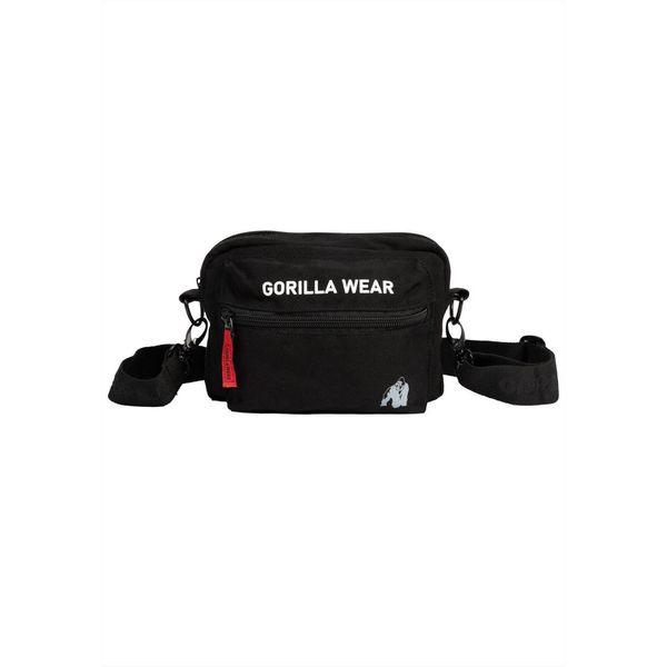 Saszetka biodrowa Gorilla Wear Brighton Crossbody Bag. Czarne torby na ramię GORILLA WEAR, bez wzorów, bez dodatków. Za 149.00 zł.