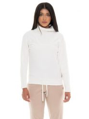 Leone 1947 Warm Touch Damen Rollkragen-Bluza zimowa ze Strickeinsätzen. Białe bluzy LEONE 1947 APPAREL, na zimę, s, bez wzorów, z dzianiny, bez kaptura. Za 412.58 zł.