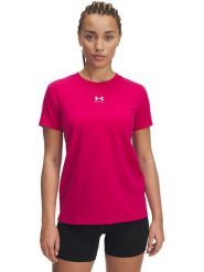 Under Armour Koszulka sportowa w kolorze różowym rozmiar: XS. Różowe koszulki sportowe Under Armour, bez wzorów, bez ramiączek, outdoorowe. Za 79.21 zł.