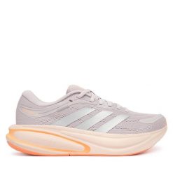 Buty do biegania adidas. Czerwone obuwie sportowe Adidas, bez zapięcia, do biegania. Za 299.99 zł.