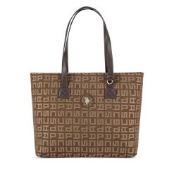 Torebka U.S. Polo Assn. Brązowe torebki klasyczne U.S. Polo Assn., bez wzorów, bez dodatków. Za 299.99 zł.