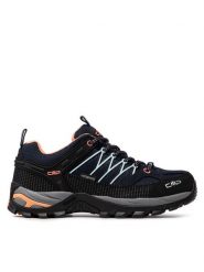 CMP Trekkingi Rigel Low Wmn Trekking Shoes Wp 3Q54456 Granatowy. Niebieskie obuwie sportowe CMP, z nubiku, trekkingowe. Za 309.99 zł.