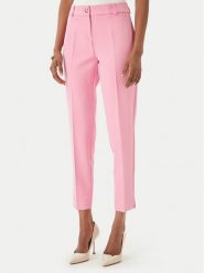 Maryley Spodnie materiałowe 26EB52Z/43BB Różowy jasny Regular Fit. Czerwone spodnie materiałowe Maryley, xs, bez wzorów, z materiału. Za 229.99 zł.