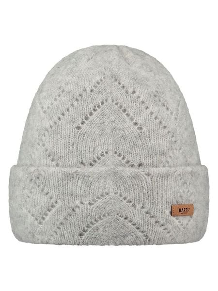 Barts Czapka "Bridgey" w kolorze szarym rozmiar: onesize. Szare czapki Barts, z aplikacjami, ze splotem. Za 91.77 zł.