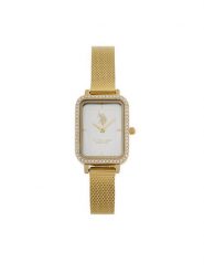 U.S. Polo Assn. Zegarek Odette USP8389YG Złoty. Żółte, analogowe zegarki U.S. Polo Assn., złote. Za 439.99 zł.