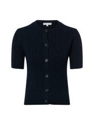 Marie Lund Kardigan damski Kobiety Bawełna niebieski wypukły wzór tkaniny, M. Niebieskie kardigany Marie Lund, m, bez wzorów, z bawełny. Za 299.95 zł.