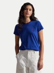 Polo Ralph Lauren T-Shirt 211B14605007 Niebieski Classic Fit. Niebieskie koszulki polo Polo Ralph Lauren, xxs, bez wzorów, z bawełny, bez kołnierzyka, bez ramiączek. Za 399.99 zł.