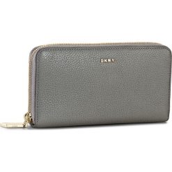 Duży Portfel Damski DKNY - Slgs-Chelsea Vinta R362320606 Flint 039. Szare portfele DKNY, bez wzorów, ze skóry. W wyprzedaży za 289.00 zł.