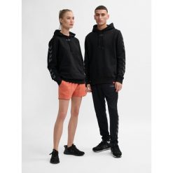Bluza sportowa z kapturem Hummel Legacy Hoodie Unisex. Czarne bluzy Hummel, s, bez wzorów, z kapturem. Za 171.00 zł.