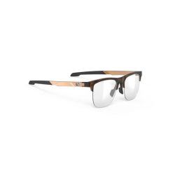 Okulary Rudy Project INKAS XL HALF RIM Demi Turtle Gloss SHAPE B - DEMO LENS. Brązowe okulary przeciwsłoneczne Rudy Project, bez wzorów, ze lnu, sportowe. W wyprzedaży za 672.00 zł.