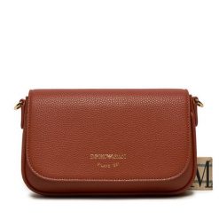 Torebka Emporio Armani. Brązowe listonoszki Emporio Armani, bez wzorów, bez dodatków. Za 859.99 zł.