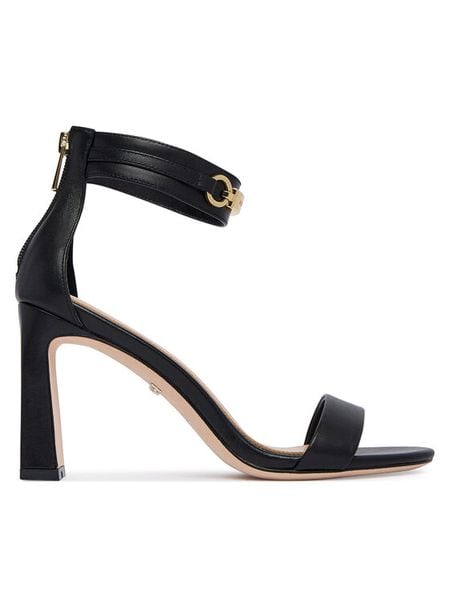Marciano Guess Sandały G6YZ16 L0168 Czarny. Czarne sandały Marciano Guess, z aplikacjami, ze skóry, bez obcasa, na słupku, bez zapięcia. Za 845.99 zł.