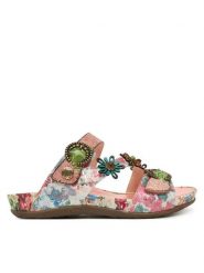 Laura Vita Klapki Liloo 41 Kolorowy. Klapki Laura Vita, bez wzorów, ze skóry, bez obcasa. Za 429.99 zł.