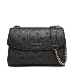 Torebka Guess. Czarne listonoszki Guess, z aplikacjami, bez dodatków. Za 589.99 zł.