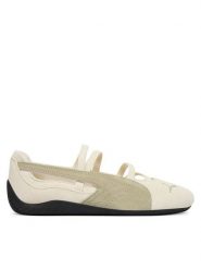Puma Baleriny Speedcat Ballet Shoes 401287 08 Beżowy. Brązowe baleriny Puma, bez wzorów, ze skóry, bez obcasa. Za 399.99 zł.