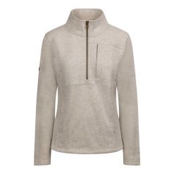 Bluza Damska Hoxie Marl Fleece Top. Białe bluzy Trespass, m, z aplikacjami, z bawełny, bez kaptura. Za 205.99 zł.
