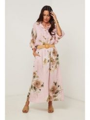 Le Monde du Lin Lniana spódnica w kolorze jasnoróżowym rozmiar: 34/36. Różowe spódnice Le Monde du Lin, bez wzorów, ze lnu, maxi. Za 143.99 zł.