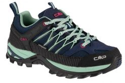 Damskie Niskie buty trekkingowe CMP Rigel waterprof. Niebieskie trekkingi CMP, z zamszu, trekkingowe. Za 366.99 zł.