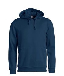Clique Bluza z kapturem Basic Hoody - dark navy. Niebieskie bluzy CLIQUE, xl, bez wzorów, z bawełny, z kapturem. Za 174.92 zł.