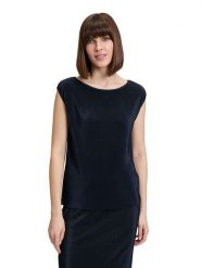 BETTY & CO Bluzka w kolorze granatowym rozmiar: 42. Niebieskie bluzki Betty & Co, bez wzorów, bez kołnierzyka, bez ramiączek. Za 86.95 zł.