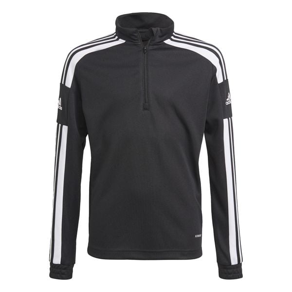 Squadra 21 Training Top. Białe topy Adidas, bez wzorów, z poliesteru, bez kołnierzyka, bez ramiączek. W wyprzedaży za 89.00 zł.