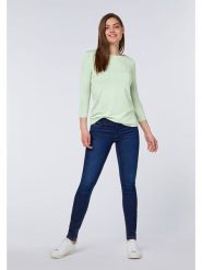 Detto Fatto Koszulka w kolorze miętowym rozmiar: 40. Zielone bluzki Detto Fatto, bez wzorów, z wiskozy, bez kołnierzyka, bez ramiączek. Za 82.99 zł.