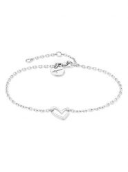 Tamaris Bransoletka z elementem ozdobnym rozmiar: onesize. Szare bransoletki Tamaris, ze stali. Za 69.99 zł.