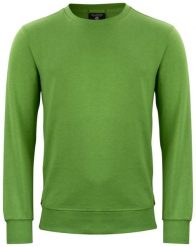 Clique Classic Roundneck bluza z dekoltem okrągłym unisex z kieszenią na zamek. Szare bluzy CLIQUE, s, bez wzorów, z bawełny, bez kaptura. Za 183.12 zł.