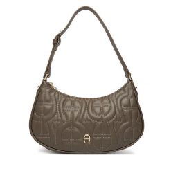 Torebka Aigner. Brązowe torebki klasyczne Aigner, bez wzorów, bez dodatków. Za 2,089.00 zł.