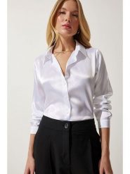 Happiness Istanbul Bluzka w kolorze kremowym rozmiar: 38. Brązowe bluzki Happiness Istanbul, bez wzorów, bez kołnierzyka, bez ramiączek. Za 78.99 zł.