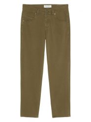 Marc O´Polo Spodnie - Boyfriend fit - w kolorze khaki rozmiar: W27/L32. Brązowe spodnie materiałowe l, bez wzorów. Za 105.63 zł.