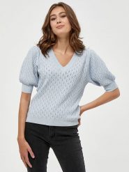 Peppercorn Sweter w kolorze błękitnym rozmiar: XL. Niebieskie swetry Peppercorn, xl, bez wzorów, ze splotem, bez ramiączek. Za 166.45 zł.