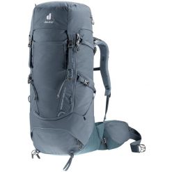 Plecak trekkingowy Deuter Aircontact Core 40+10 - graphite/shale/shale. Szare plecaki Deuter, bez wzorów. Za 786.99 zł.