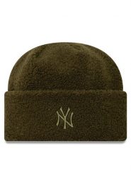 New Era Czapka Borg New York Yankees Cuff Knit Beanie 60580758 Zielony. Zielone czapki New Era, bez wzorów, z materiału. Za 169.99 zł.
