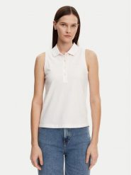 Gant Polo 4200560 Biały Regular Fit. Białe koszulki polo GANT, xs, bez wzorów, z bawełny, bez kołnierzyka, bez ramiączek. Za 199.99 zł.
