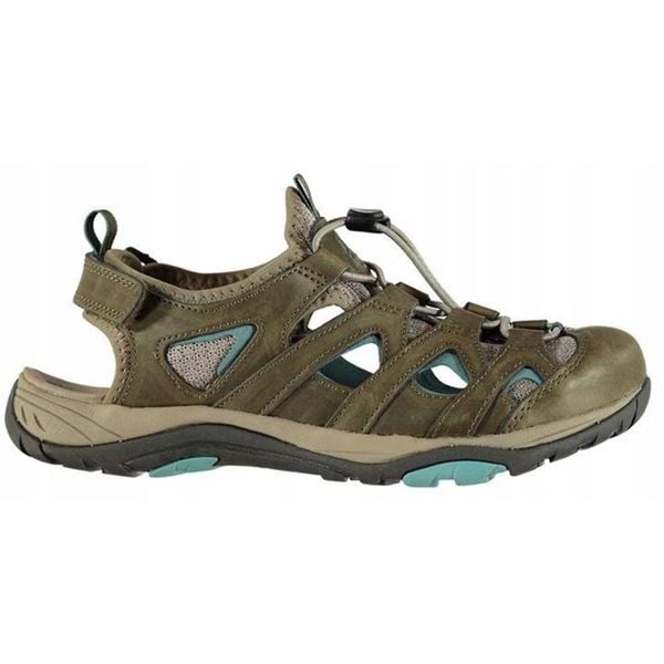Sandały trekkingowe damskie Karrimor Auckland Lady K1021. Brązowe sandały Karrimor, bez wzorów, sportowe, bez obcasa, bez zapięcia. Za 190.99 zł.